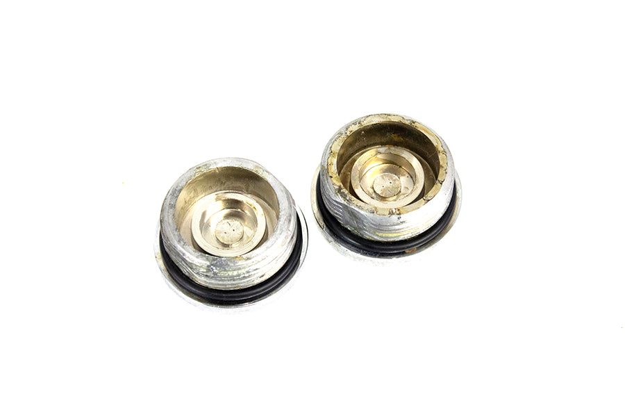 37-7377 - Chrome Primary Cover Cap Set by V-Twin