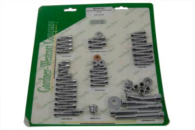 37-8085 - Engine Dress Up Screw Kit Allen Chrome by Gardner-Westcott