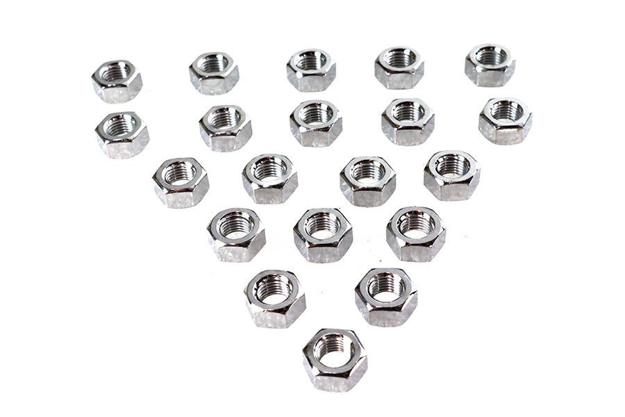 37-8117 - Chrome Hex Nuts 7/16 inch-20 by Colony
