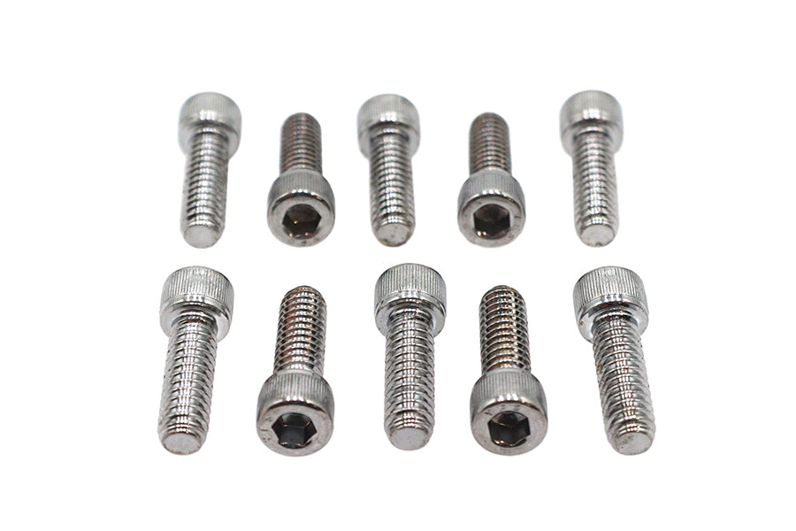 37-8301 - Allen Socket Cap Bolt Knurled Chrome 1/4  X 3/4 by Colony