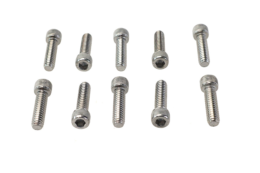 37-8302 - Allen Socket Cap Bolt Knurled Chrome 1/4 inch X 7/8 inch by Colony