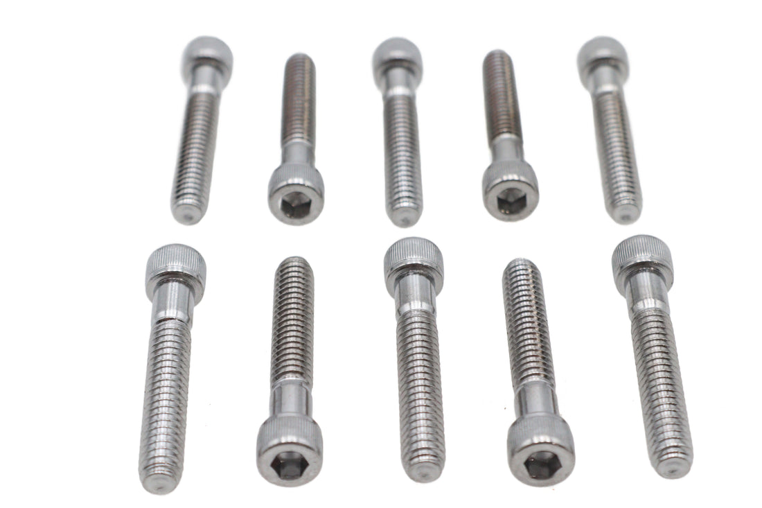 37-8305 - Allen Socket Cap Bolt Knurled Chrome 1/4 inch X 1-1/2 inch by Colony