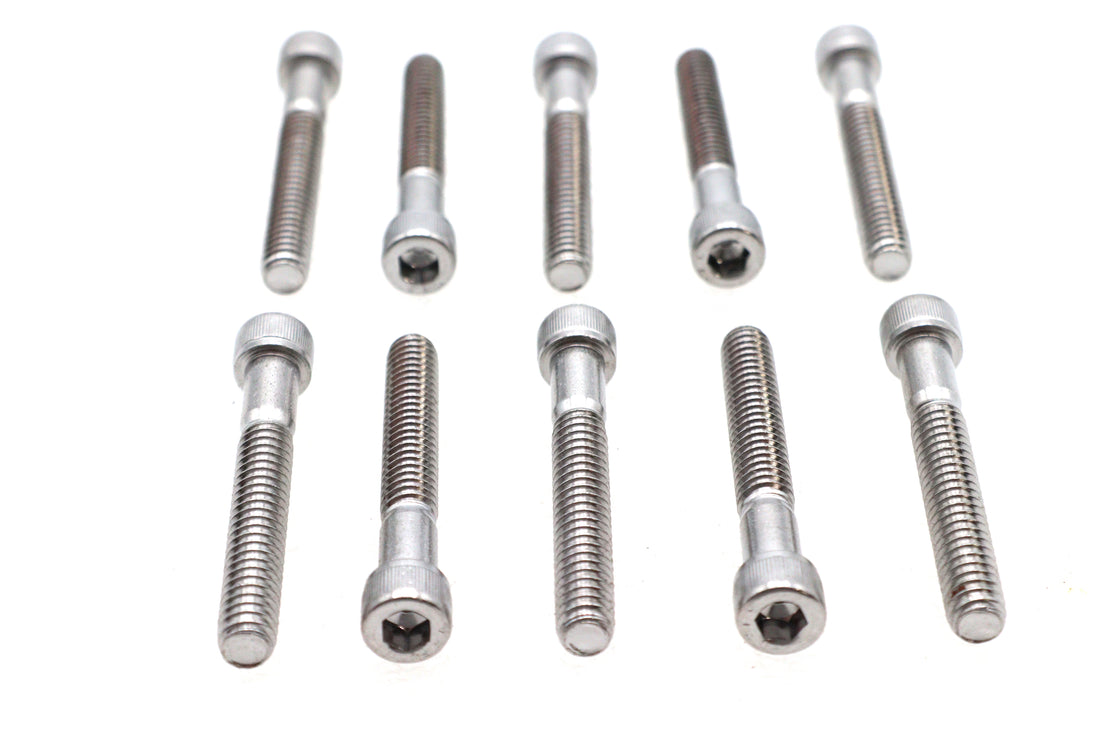37-8306 - Allen Socket Cap Bolt Knurled Chrome 1/4  X 1-3/4 by Colony