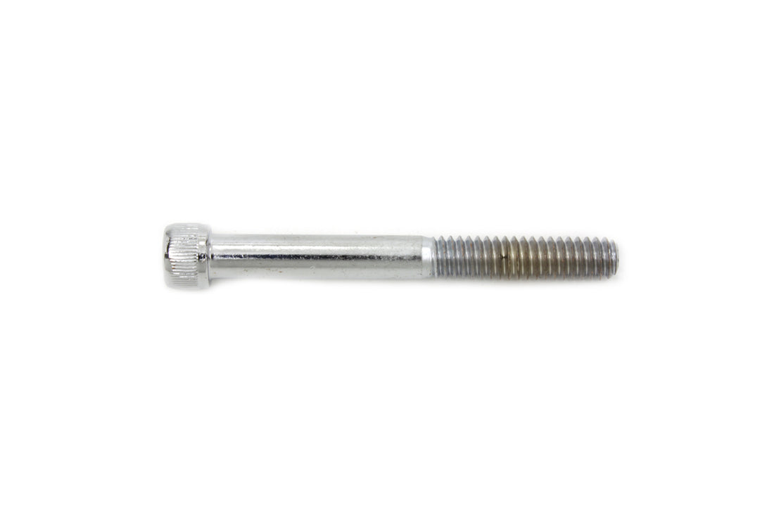 37-8308T - Allen Socket Cap Bolt Knurled Chrome 1/4 -20 X 2-1/4 by V-Twin