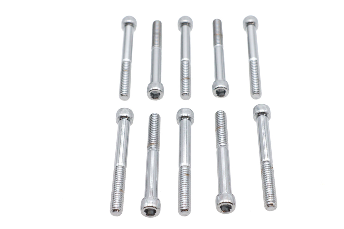 37-8308 - Allen Socket Cap Bolt Knurled Chrome 1/4 inch-20 X 2-1/4 inc by Colony