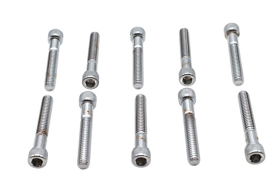 37-8316 - Allen Socket Cap Bolt Knurled Chrome 5/16-18  X 2 by Colony