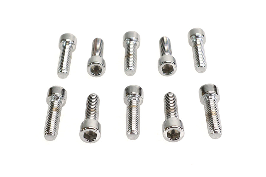 37-8320 - Allen Socket Cap Bolt Knurled Chrome 3/8 inch X 1-1/4 inch by Colony