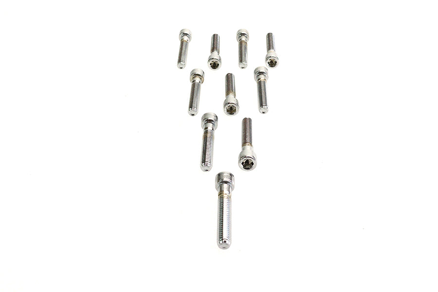 37-8323 - Allen Socket Cap Bolt Knurled Chrome 3/8 inch X 2 inch by Colony