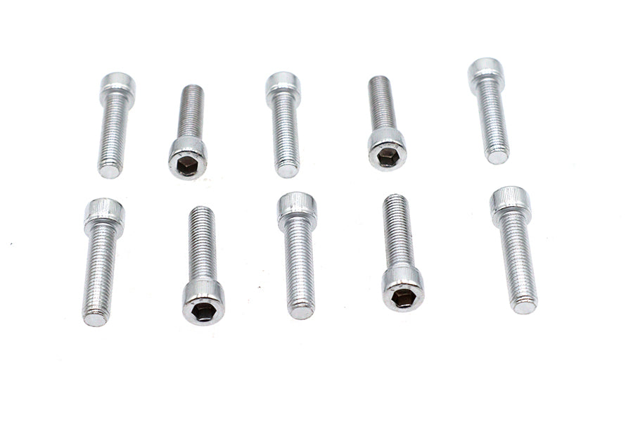 37-8327 - Allen Socket Cap Bolt Knurled Chrome 1/4  X 1 by Colony