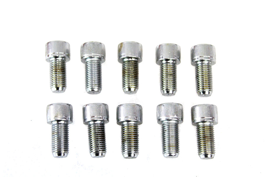 37-8340 - Allen Socket Cap Bolt Knurled Chrome 3/8 -24 X 3/4 by Colony