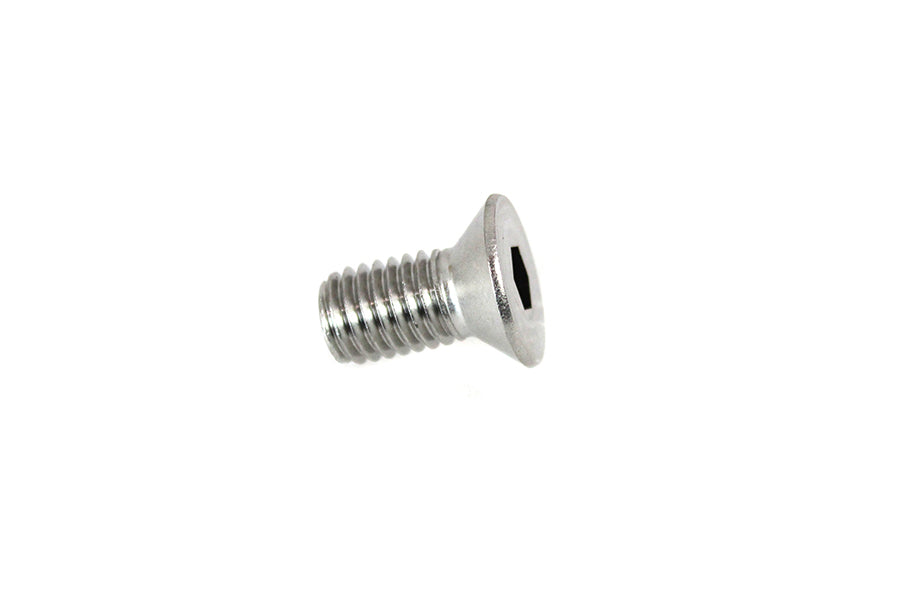 37-8376 - Hex Flat Cap Screw Stainless Steel 1/2 inch-13 x 1 inch by V-Twin