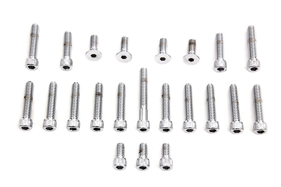 37-8505 - Cam and Primary Cover Dress Up Chrome Screw Kit by Gardner-Westcott
