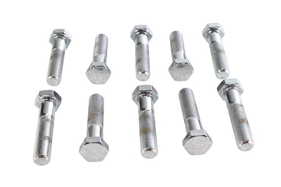 37-8595 - Hex Cap Bolts Chrome 3/8 inch x 1-3/4 by Colony