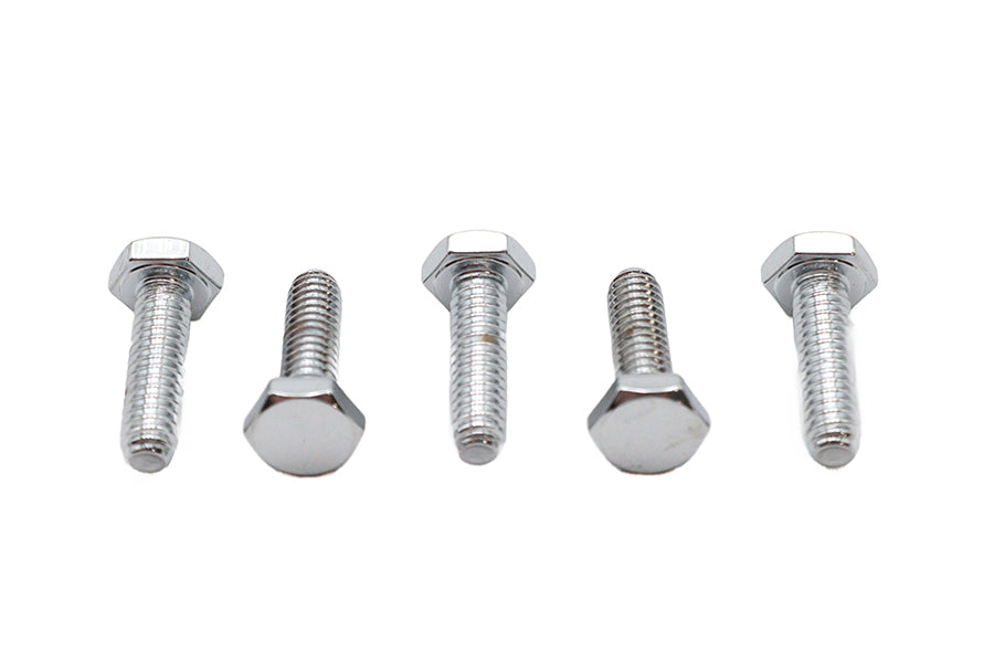 37-8604 - Hex Cap Bolts Chrome 1/4  x 7/8 by Colony