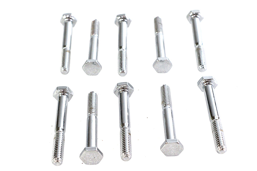 37-8609 - Hex Cap Bolts Chrome 1/4  x 2 by Colony