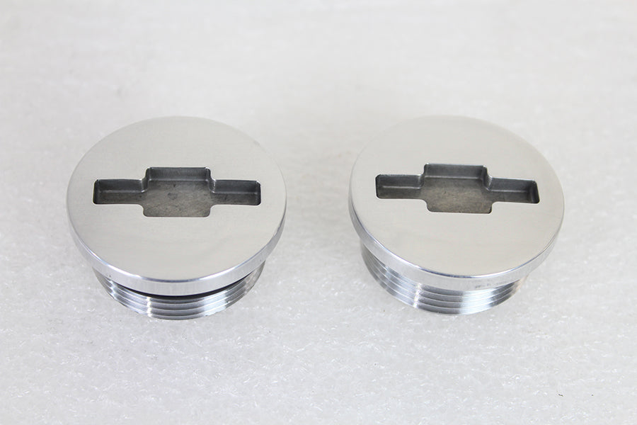 37-8687 - Primary Cover Cap Set Polished by V-Twin
