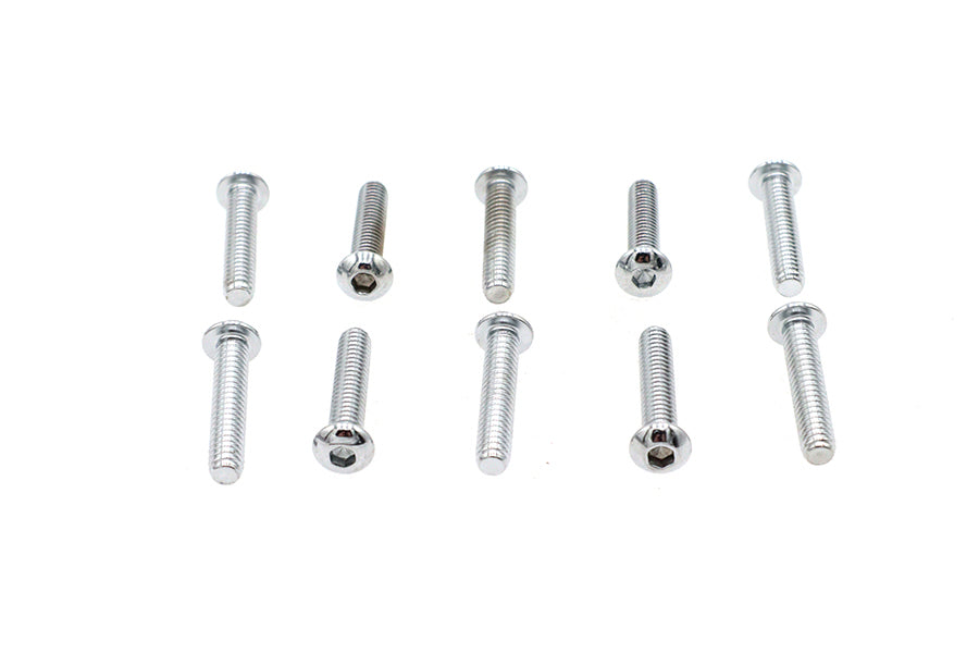 37-8706 - Allen Button Head Screws Chrome 1/4  X 1-1/2 by Colony