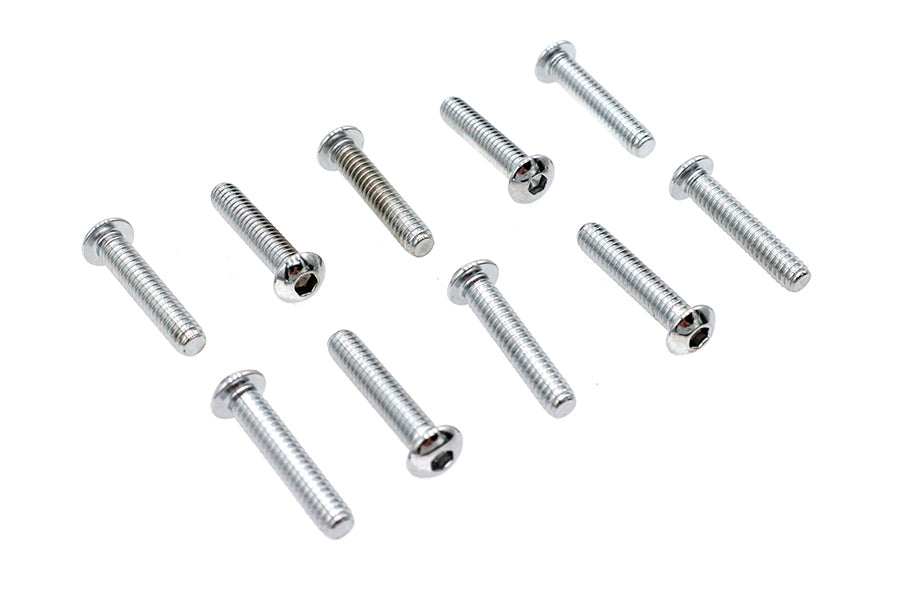 37-8706 - Allen Button Head Screws Chrome 1/4  X 1-1/2 by Colony
