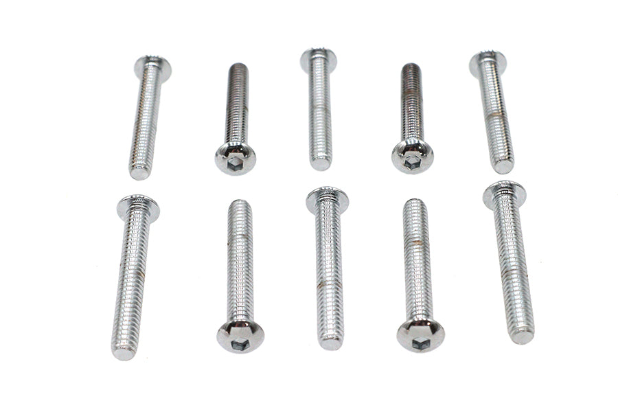 37-8707 - Allen Button Head Screws Chrome 1/4  X 1-3/4 by Gardner-Westcott