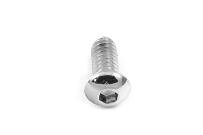 37-8719 - Allen Button Head Screws Chrome 3/8 inch-16 X 3/4 inch by Colony