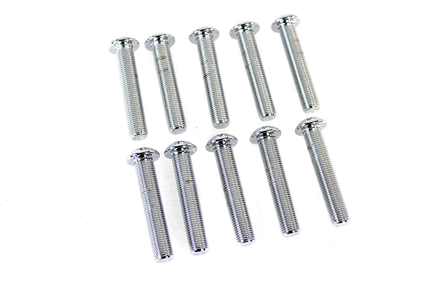 37-8744 - Allen Button Head Screws Chrome 3/8 inch X 2 inch by Colony