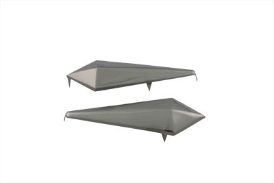 37-8871 - Spear Saddlebag Spots Nickel by V-Twin