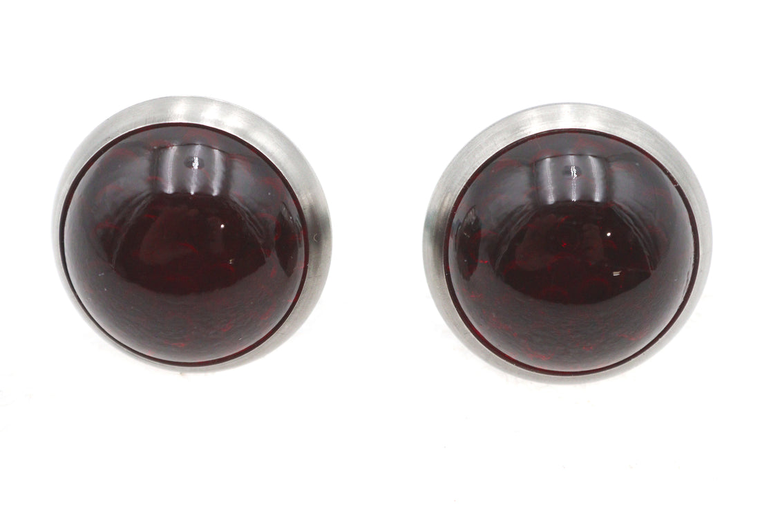 37-8891 - License Plate Frame Reflectors Red Glass by V-Twin