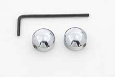37-8923 - 1/4 inch Socket Bolt Cover Set Chrome by V-Twin