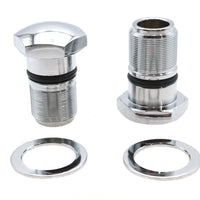 37-8988 - 35mm Fork Tube Plug Set Chrome by V-Twin