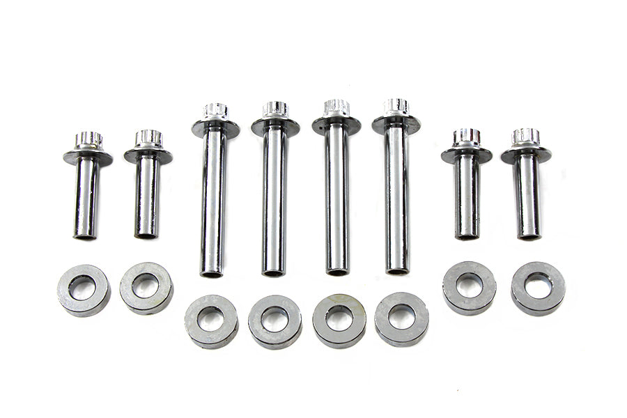 37-9019 - Head Bolt Set Chrome by V-Twin
