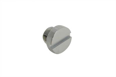 37-9081 - Slotted Transmission Fill Plug Chrome by V-Twin