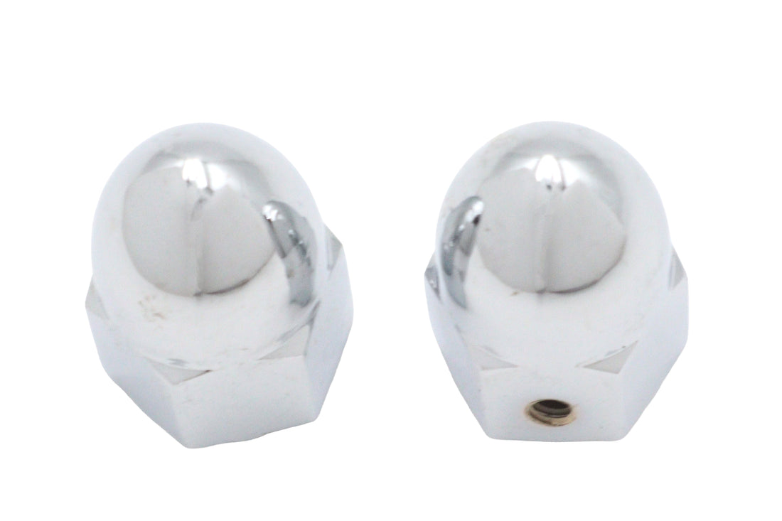 37-9092 - Acorn Valve Stem Cover Set Chrome by V-Twin