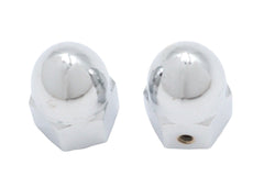 37-9092 - Acorn Valve Stem Cover Set Chrome by V-Twin