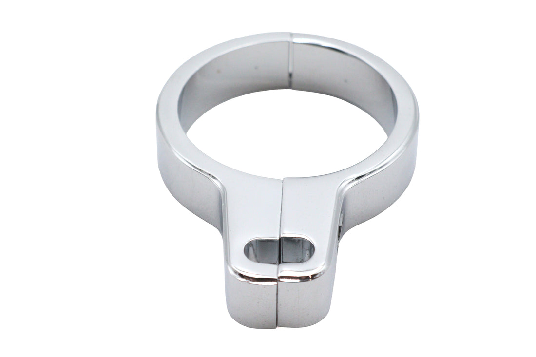 37-9502 - Chrome Cable Clamp by V-Twin