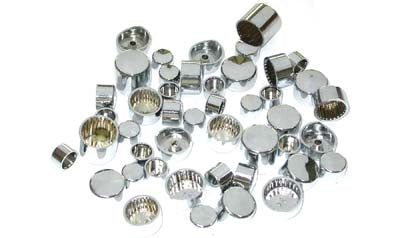 37-9539 - Wyatt Gatling Chrome Bolt Cap 126 Piece Cover Kit by V-Twin