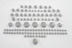 37-9545 - Chrome Bolt Cap 109 Piece Cover Kit by V-Twin