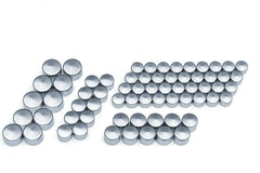 37-9546 - M8 Engine Bolt Cover Kit Chrome by V-Twin