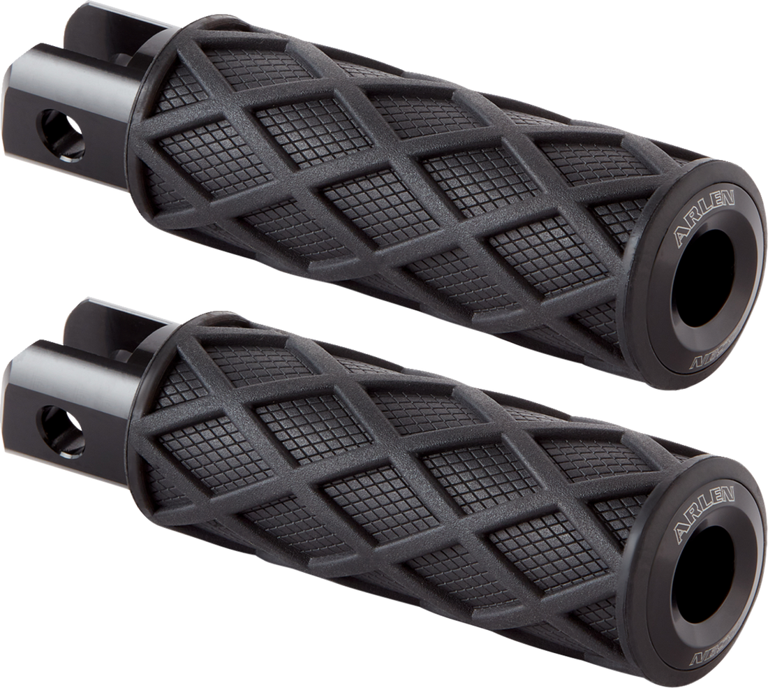 ARLEN NESS Diamond Foot Pegs - Driver - Black 400-051