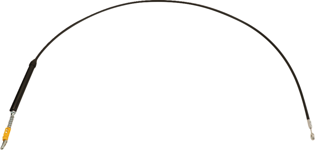 LA CHOPPERS Black Vinyl Clutch Cable - 15"-17" Ape Hanger Handlebars - '23-'25 CVO/Touring LA-8059C16B