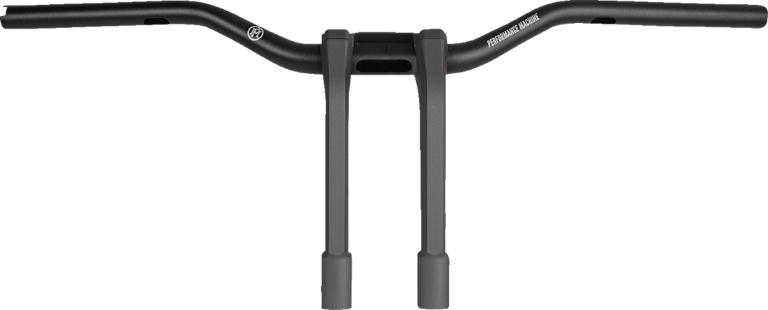 PERFORMANCE MACHINE (PM) Phatbar & Riser Kit - Internal Wiring - 9" - Black Ops 0208-2195M-SMB