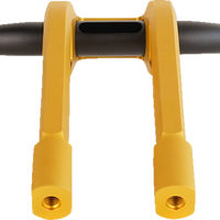 PERFORMANCE MACHINE (PM) Phatbar & Riser Kit - Internal Wiring - 9" - Gold Ops 0208-2195M-SMG