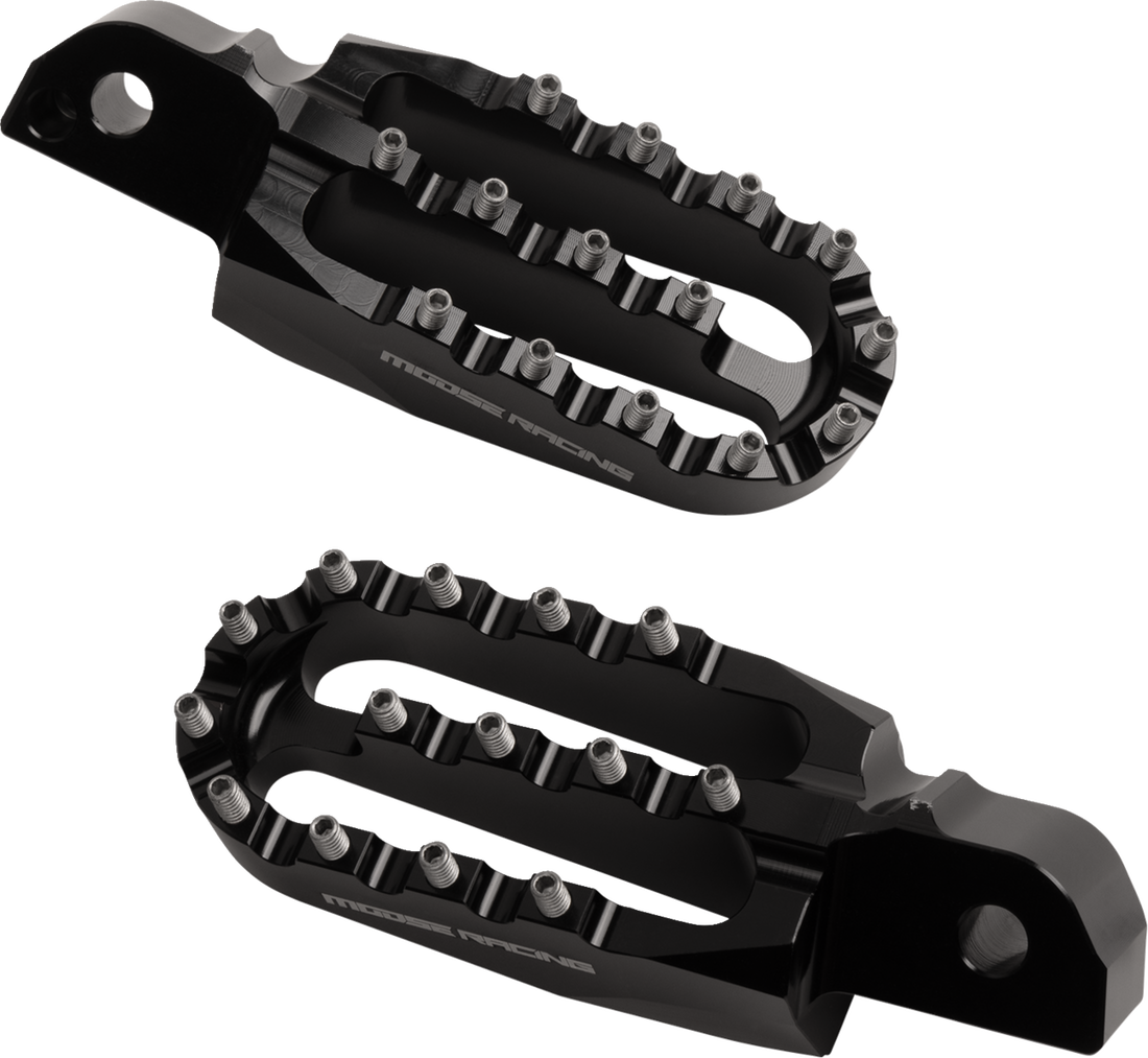 MOOSE OFFROAD Foot Pegs - Black - Passenger M80-550