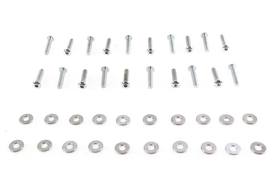 3771-20 - M8 Rocker Box Cover Allen Screw Kit Chrome by Colony