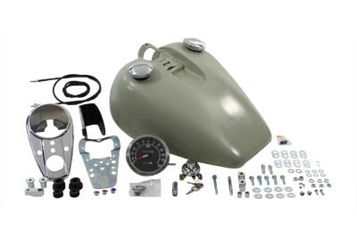38-0077 - Bobbed 3.2 Gallon Gas Tank Kit by Wyatt Gatling