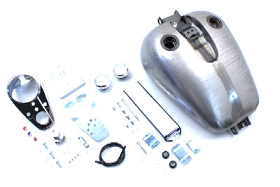 38-0190 - Bobbed 4.0 Gallon Gas Tank Kit by V-Twin