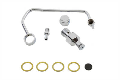 38-0202 - Fuel Petcock Shut-Off Rod Kit Chrome by Wyatt Gatling