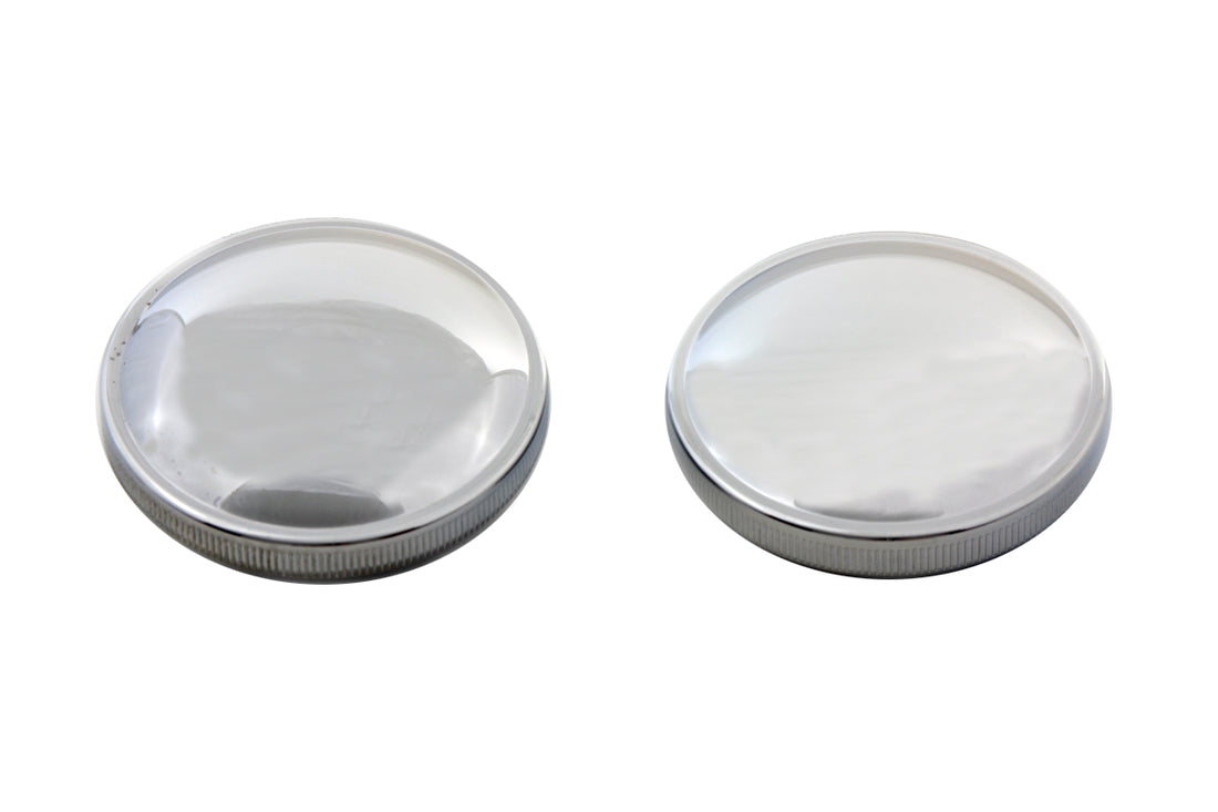38-0315 - Stock Style Gas Cap Set Vented and Non-Vented Chrome by Wyatt Gatling