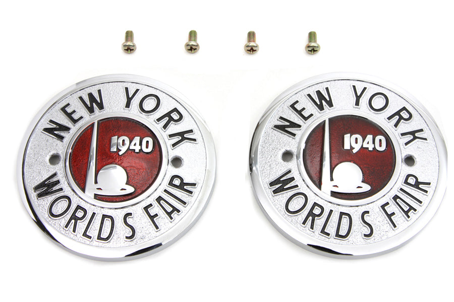 38-0384 - 1940 World's Fair Round Tank Emblem Set by Wyatt Gatling