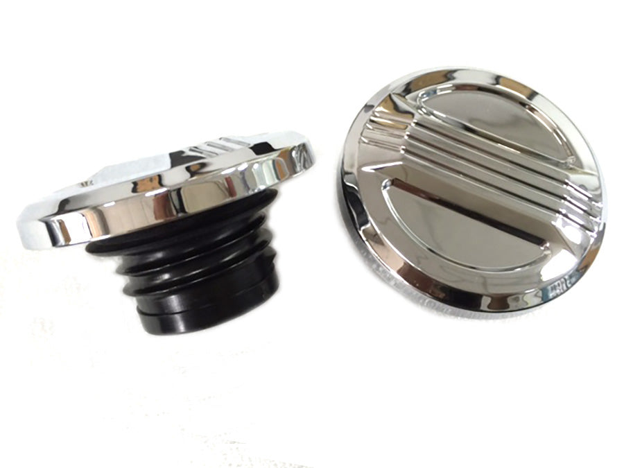 38-0493 - Air Flow Gas Cap Set Chrome by Wyatt Gatling