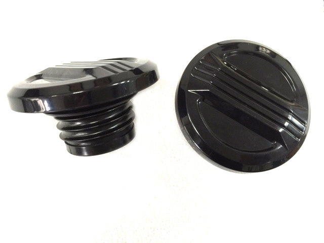 38-0494 - Air Flow Gas Cap Set Black by Wyatt Gatling